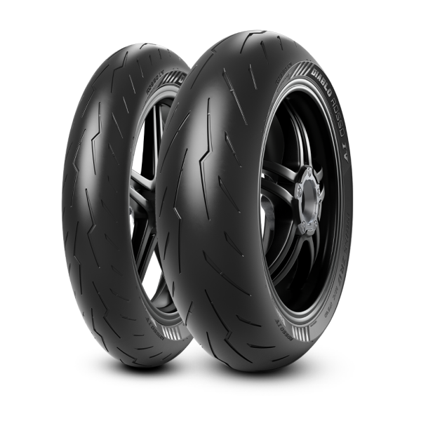 Pirelli Takım Aprilia Shiver 750 120/70ZR17 ve 180/55ZR17 Diablo Rosso IV Corsa Ön Arka Set