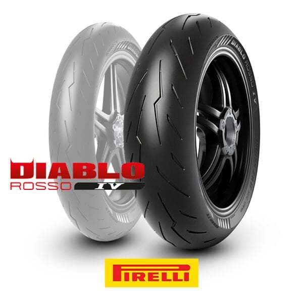 Pirelli Takım RKS M502N 120/70ZR17 ve 160/60ZR17 Diablo Rosso IV Ön Arka Set