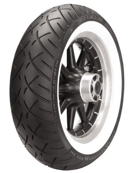 Metzeler 170/80B15 ME888 77H WW Arka Lastik (2023) Beyaz Yanaklı