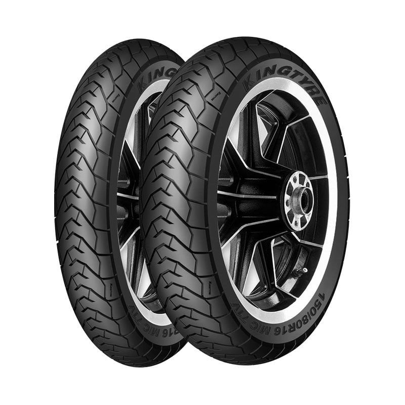 Kingtyre Set 130/70R18 ve 180/60R16 K70 Motosiklet Ön Arka Takım Lastiği