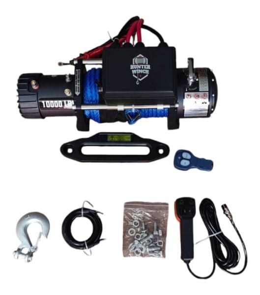 Hunter Vinç 10000 LB Sentetik Halat 4x4 Offroad 12V