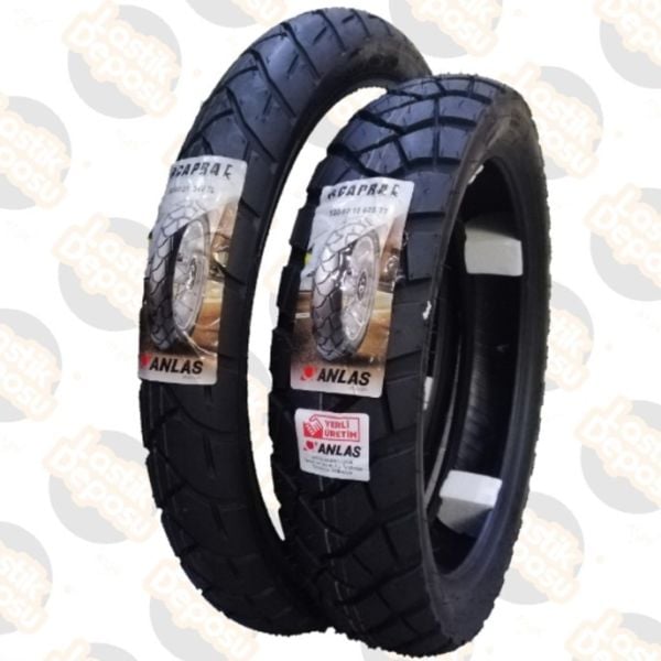 Anlas Set 90/90-21 ve 120/80-18 CapraR Ön Arka Takım