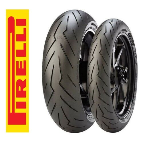 Pirelli Set 120/70ZR17 ve 180/55ZR17 Diablo Rosso III Ön Arka Takım