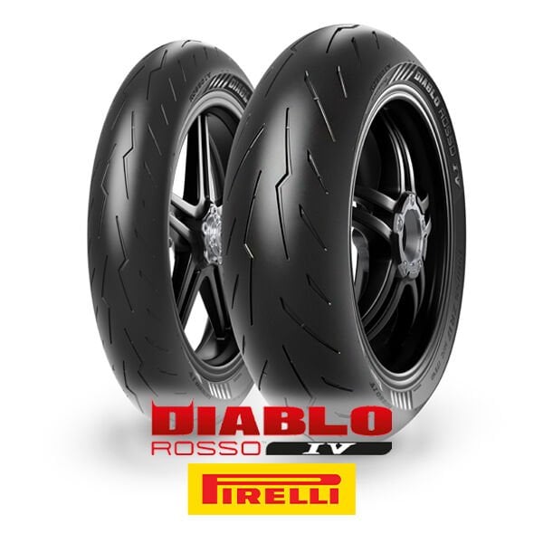 Pirelli Takım RKS M502N 120/70ZR17 ve 160/60ZR17 Diablo Rosso IV Ön Arka Set
