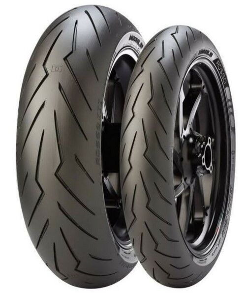 Pirelli Set 120/70ZR17 ve 190/55ZR17 Diablo Rosso III Ön Arka Takım (23-24)