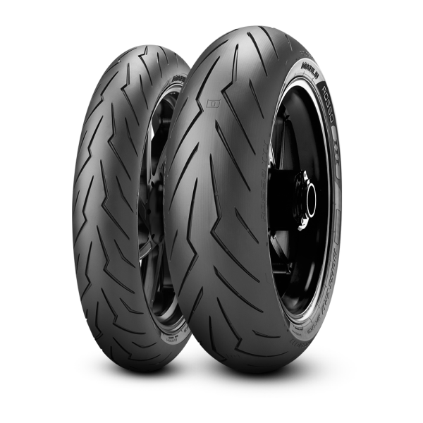 Pirelli Set 120/70ZR17 ve 190/55ZR17 Diablo Rosso III Ön Arka Takım (23-24)