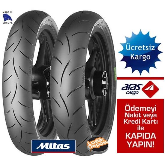 Mitas Takım Honda CBR 125 100/80-17 - 130/70-17 MC50 Ön Arka Set