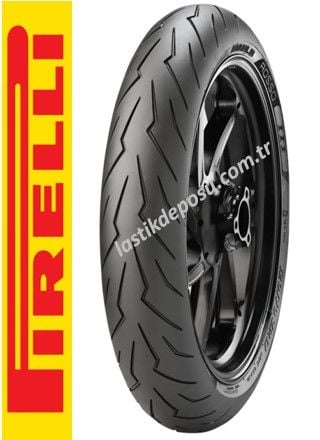 Pirelli 120/80-14 Diablo Rosso Scooter Motosiklet Ön Lastiği (4123)