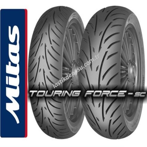 Mitas Set 100/80-16 ve 120/70-14 Touring Force SC Motosiklet Ön Arka Takım Lastik
