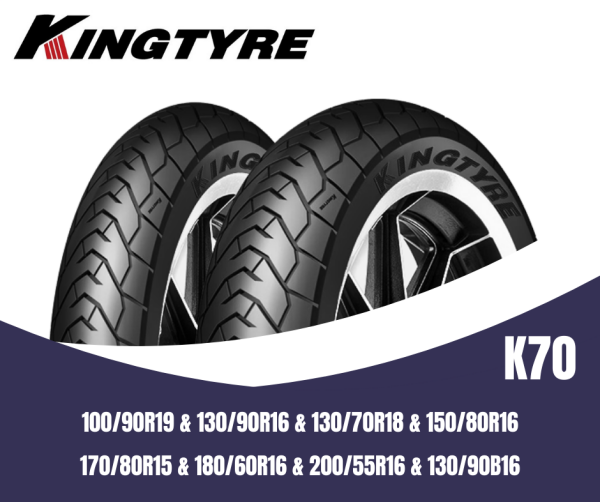 Kingtyre Takım Suzuki VZ 800 130/90R16 ve 170/80R15 K70 Takım Lastik