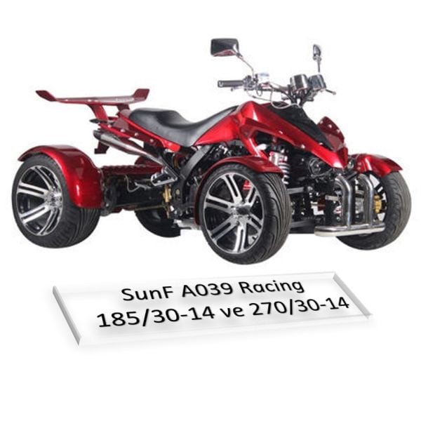 SunF 185/30-14 A039 Racing ATV Lastiği