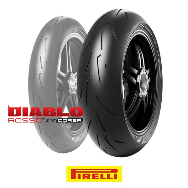 Pirelli Set 120/70ZR17 ve 200/55ZR17 Diablo Rosso IV Corsa Ön Arka Takım (2024)