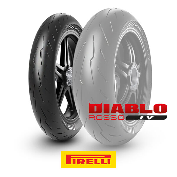 Pirelli Set 120/70ZR17 ve 200/55ZR17 Diablo Rosso IV Ön Arka Takım