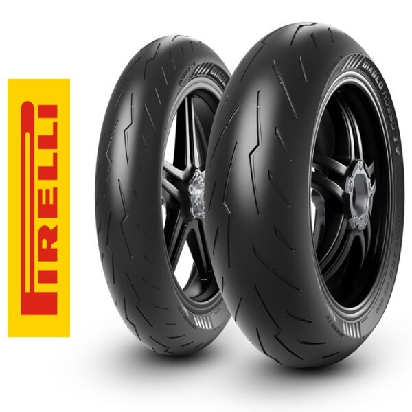 Pirelli Set 120/70ZR17 ve 200/55ZR17 Diablo Rosso IV Ön Arka Takım