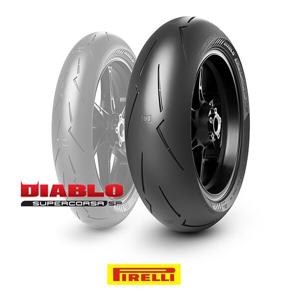 Pirelli Set 120/70ZR17 ve 200/60ZR17 Diablo Supercorsa SP V4 Ön Arka Takım