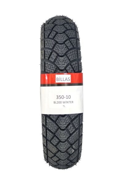 Billas 3.50-10 BL200 TL 59M 4PR Motosiklet Kış Lastiği