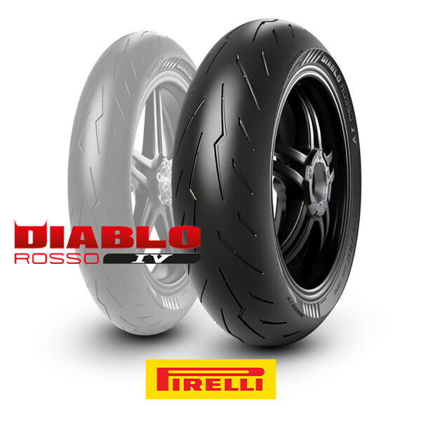Pirelli Set 120/70ZR17 ve 200/60ZR17 Diablo Rosso IV Ön Arka Takım