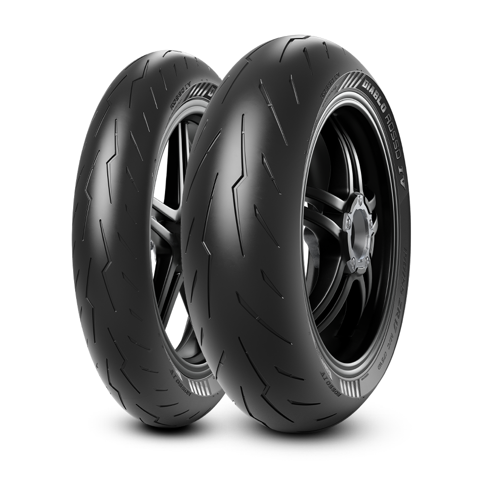 Pirelli Set 120/70ZR17 ve 200/60ZR17 Diablo Rosso IV Corsa Ön Arka Takım
