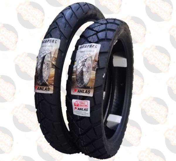 Anlas Set 90/90-18 ve 120/80-18 CapraR Ön Arka Takım