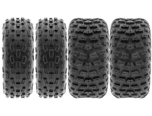 SunF Set 21x7-8 ve 22X10-8 A029-A030 6 Kat Atv Lastik Ön-Arka