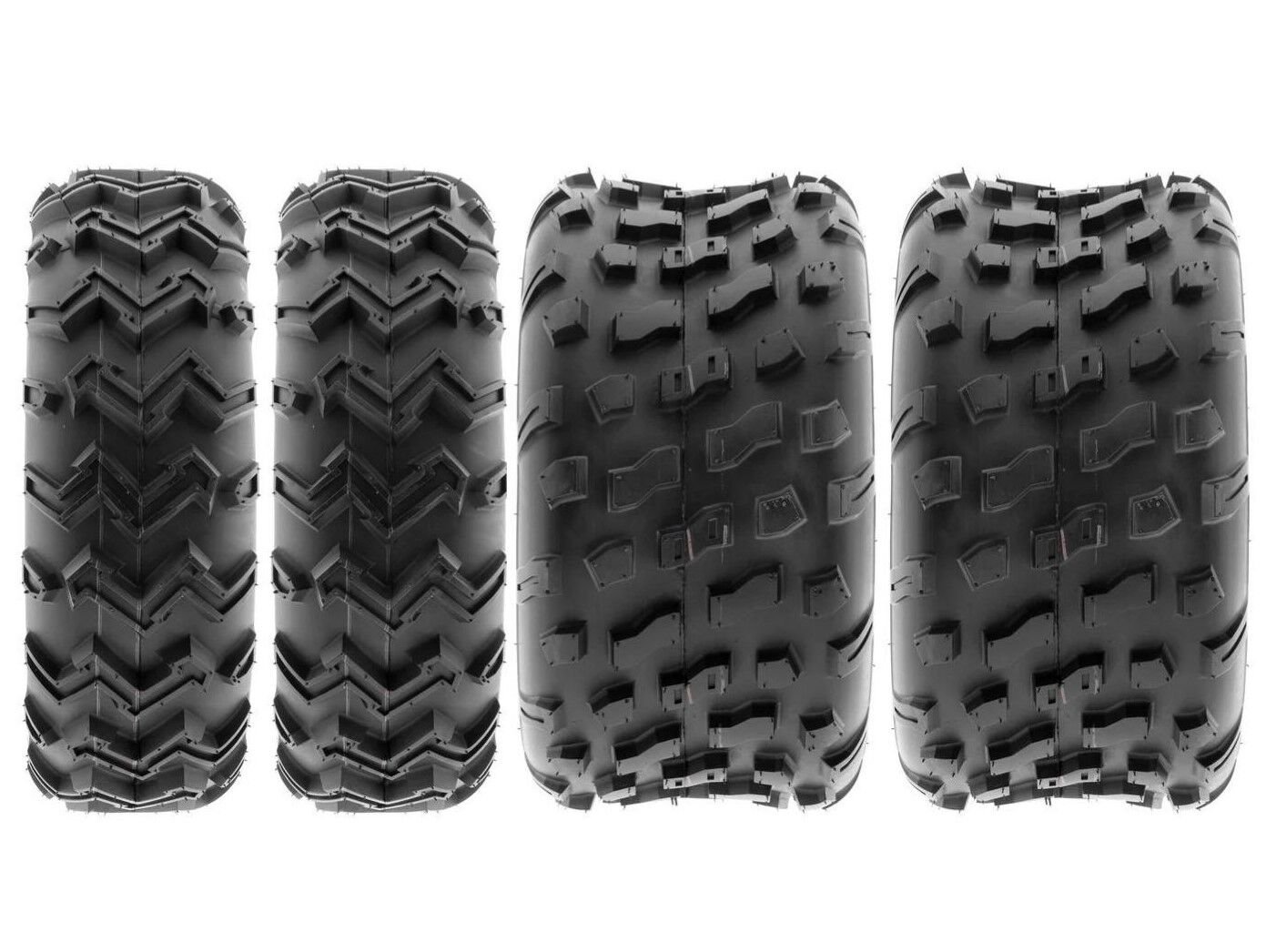 SunF Set 21x7-10 ve 20X10-9 A001-A022 6 Kat Atv Lastik Ön-Arka