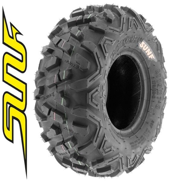 SunF Set 19x7-8 ve 18x9.5-8 A051 Power II 6 Kat Atv Ön Arka Takım Lastik