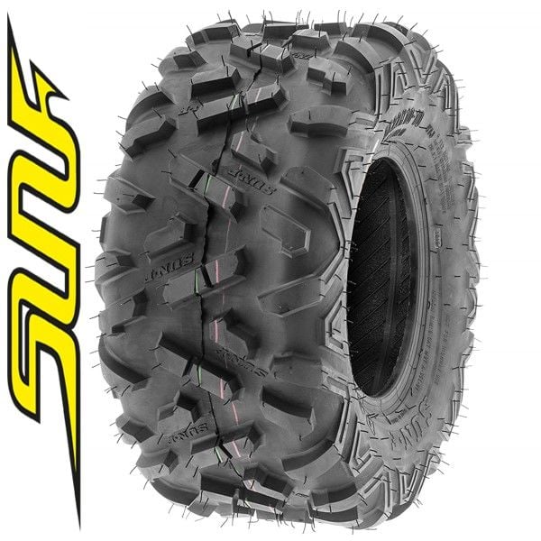 SunF Set 19x7-8 ve 18x9.5-8 A051 Power II 6 Kat Atv Ön Arka Takım Lastik