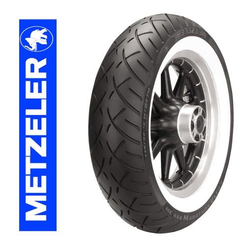Metzeler 150/80B16 ME888 WW  77H RF Arka Lastik Beyaz Yanaklı (2024)