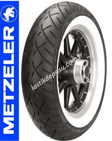 Metzeler 150/80B16 ME888 WW  77H RF Arka Lastik Beyaz Yanaklı (2024)