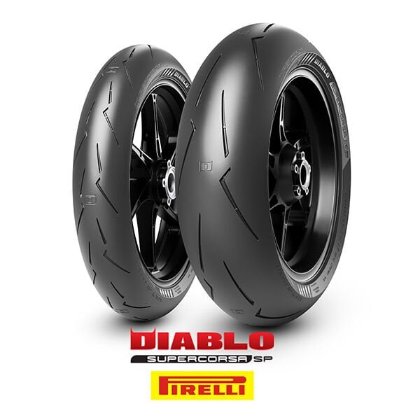 Pirelli Set 120/70ZR17 ve 200/55ZR17 Diablo Supercorsa SP V4 Ön Arka Takım